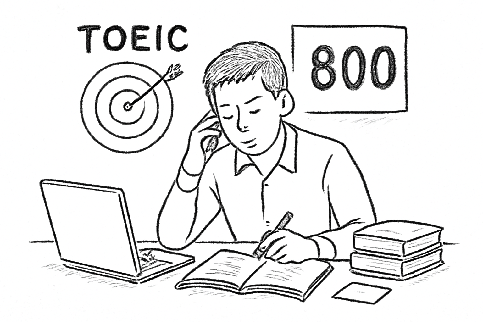 TOEICの勉強法で800点を狙うには?目安の時間や具体的な手順など徹底解説!
